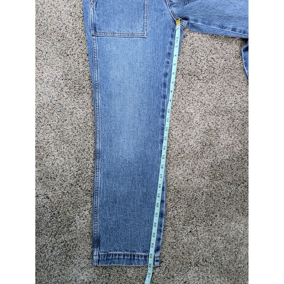 NWT J Crew Jeans High Rise Straight Crop Style Denim BT039 Size 27 Patch Pockets - Picture 13 of 15